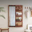 Miroir pleine grandeur rectangulaire en bois massif-1970542281