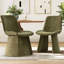 Chaises de salle à manger en tissu texturé Hennigan -1838112484