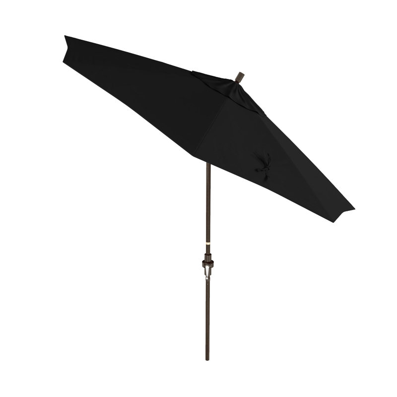 Parasol de marché Aysegul, Tissu performance noir