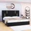  Queen Upholstered Platform Bed with Hydraulic Storage System-833440547