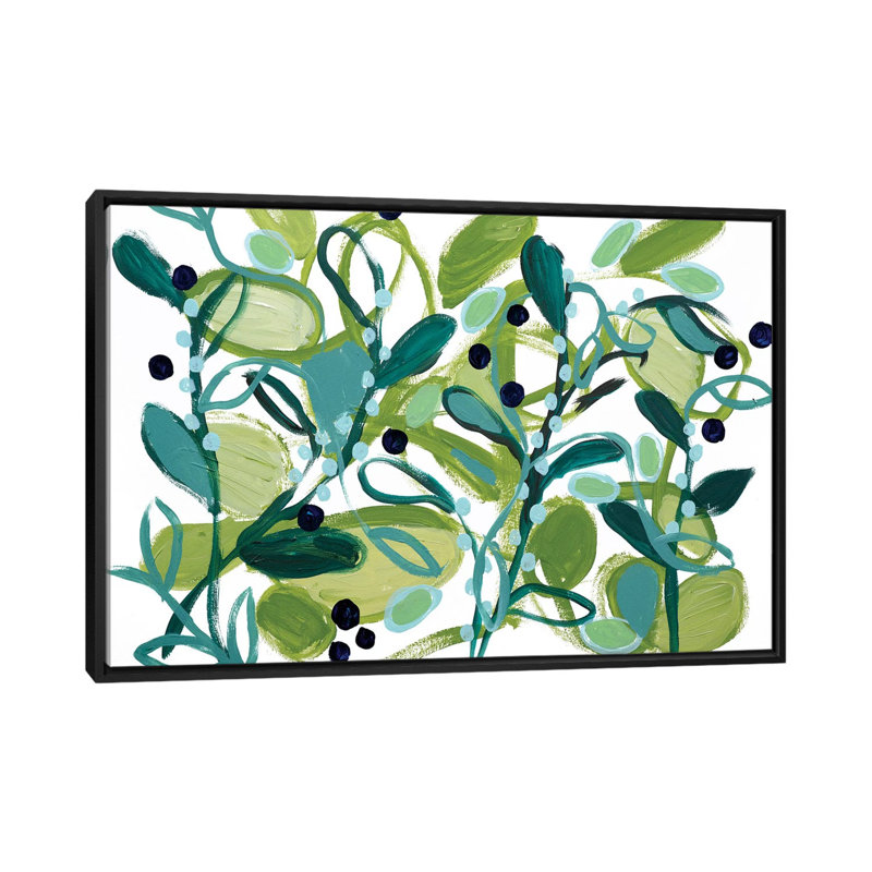 « annamieka », impression sur toile, H 18 po x l 26 po x P 1,5 po, Toile encadrée noire, Pas de tapis