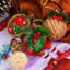 9 pièces boules de Noël boules de Noël suspendues boules rustiques ornements de sapin de Noël incassables pour décorations de Noël