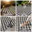 Contemporary Checkered Weather Resistant Reversible Indoor/Outdoor Area Rug-1449258425