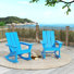 Chaise Adirondack berçante en plastique Joubert