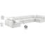 Grand canapé modulaire rembourré 7 pièces Itala-94482574