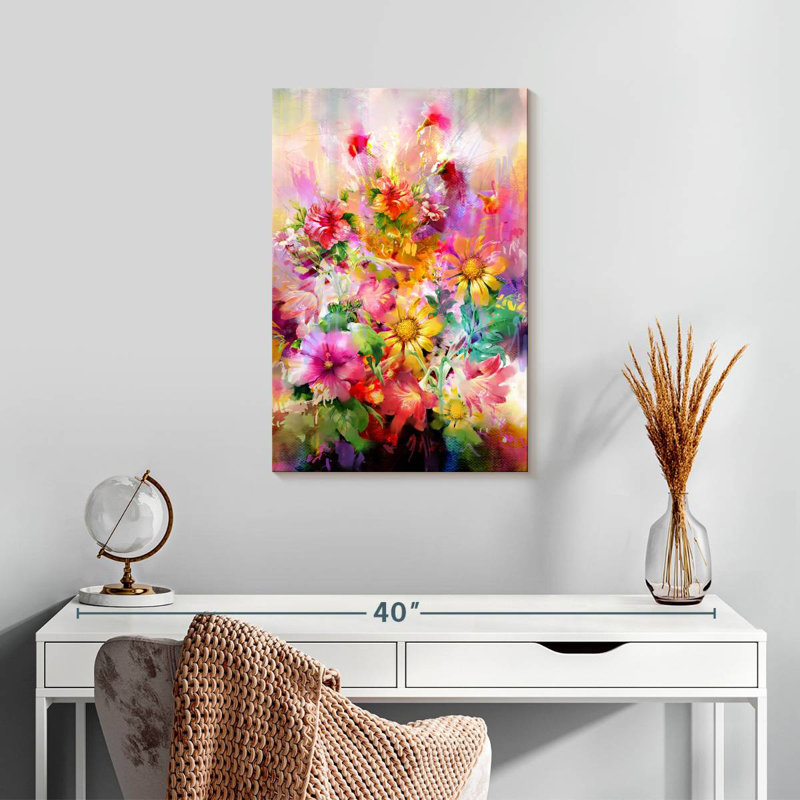 Harnek Flowers, 24" H x 16" W
