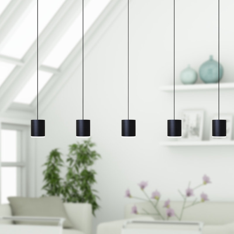 Andromedae 5 - Light Kitchen Island Pendant, Black