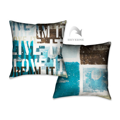 Live the Dream I Throw Pillow