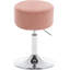 Bausch Swivel Upholstered Adjustable Height Counter Stool with Metal Frame-5882989