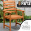 Ensemble de 4 chaises de patio avec dossier incliné et sièges à lattes pour terrasse