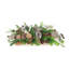 Holiday Centerpiece with Evergreens, Pinecones and Bows