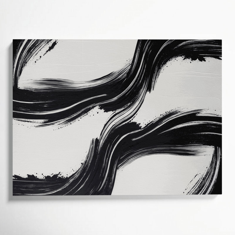 Minimalisme 76, art mural beige sur toile, H 20 po x l 30 po