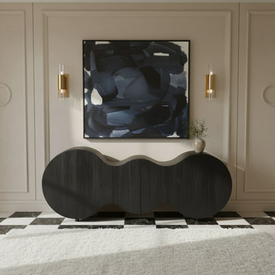 Buffet en bois massif Husnah