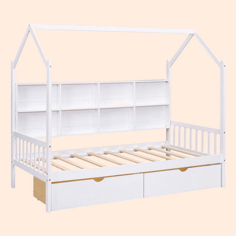Lit plateforme simple avec rangement Akhilleus
