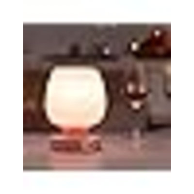 Touch Bedside Table Lamp - Modern Small Lamp For Bedroom Living Room Nightstand, Desk Lamp With Glass Lamp Shade, Warm LED Bulb, 3 Way Dimmable, Simple Design
