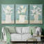 Ensemble de 3 pièces encadrées sur toile-97708795-97708798