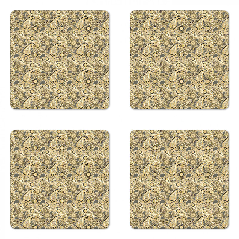 Sous-verre motif cachemire