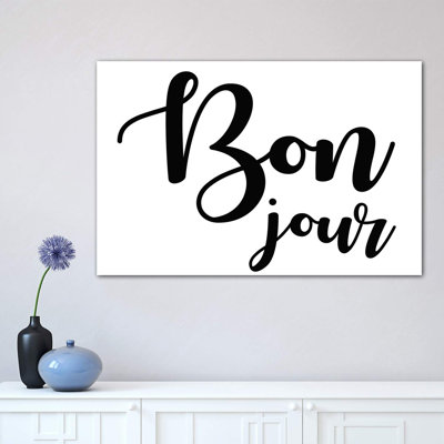 Bon Jour by Art Mirano - Wrapped Canvas Print
