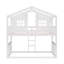Lit simple superposé simple avec échelle, lit en bois blanc-1195095590