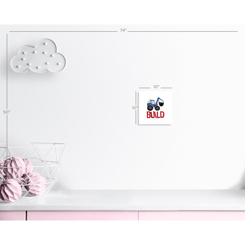 Impression sur papier Blu Build, H 10 po x l 10 po x P 1 po