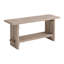 Banc de rangement en bois de manguier massif Castleton