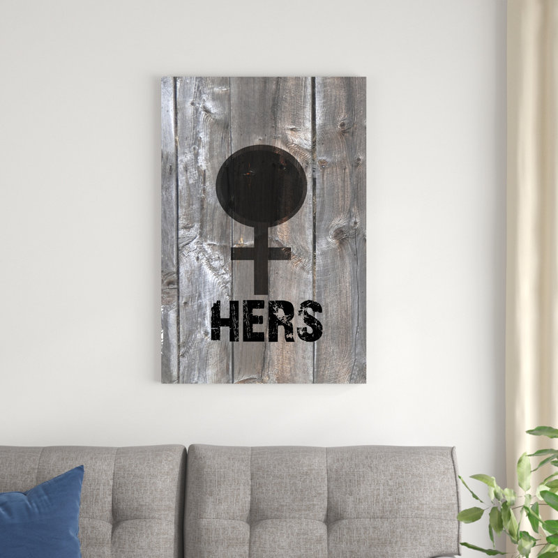 " His-N-Hers I " Painting, 36" H x 24" W x 1.25" D