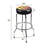 Emmanuel Upholstered Counter Stool with Steel Frame