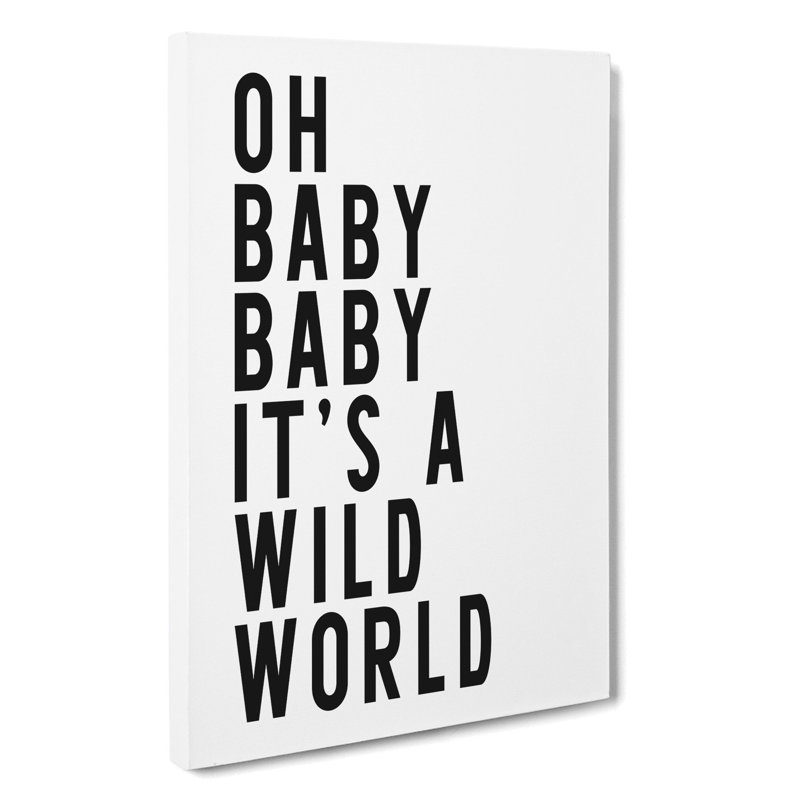Wild World - Wrapped Canvas, 50cm H x 35cm W x 3cm D