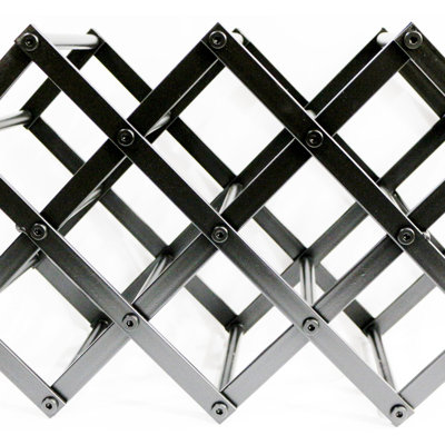 Granton Tabletop Wine Bottle Rack in Black