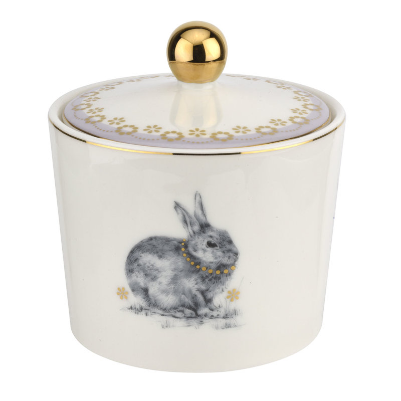 Sucrier avec couvercle Spode Meadow Lane