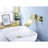 Wall Mounted Bathroom Faucet In Golden Spark - Wide Waterfall Spout For An Appealing And Precise Control Mount Tap Sophisticated Look With