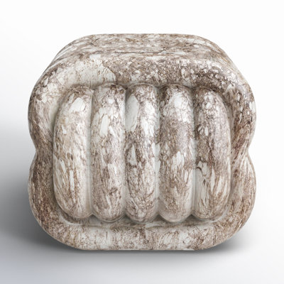 Rolandat Concrete Accent Stool by Joss & Main