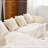 Chenille L-shaped compressed sofa-1779607015