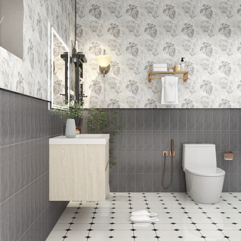 Futral 41.5'' Single Bathroom Vanity with Acrylic Top, Light Wood