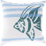 Rain Striped Indoor/Outdoor Throw Pillow