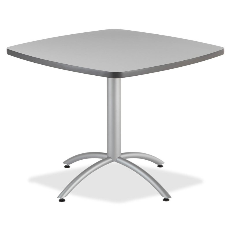 Table de salle à manger à piédestal, Gris