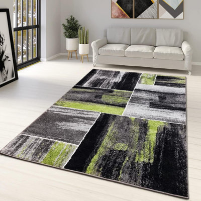 Aathyn Abstract Machine Woven / Power Loomed Area Rug