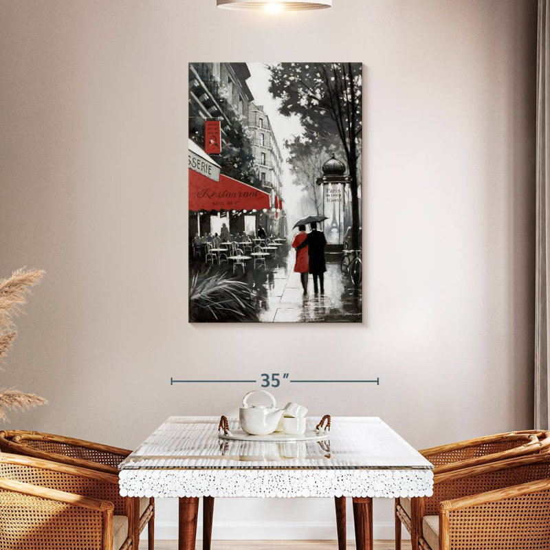 Sireci Rainy Paris II, 45" H x 30" W