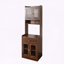 Armoire de rangement avec garde-manger et support à micro-ondes Kitchen Bar
