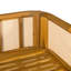 Canapé modulaire d'extérieur en bois d'acacia Alvie