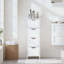 Armoire de plancher étroite avec 4 tiroirs