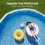 Doublure de piscine ovale à chevauchement-111405723