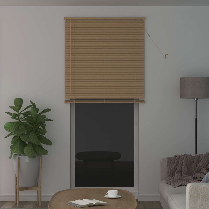 Horizontal/Venetian blind, Light Brown, 70cm W x 213cm L
