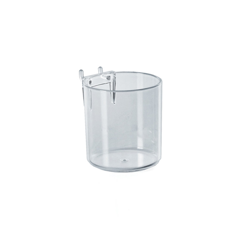3" Diameter Cup Display for Pegboard or Slatwall