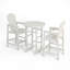 Ensemble de bar intérieur / extérieur 3 pièces en PEHD blanc-280179577