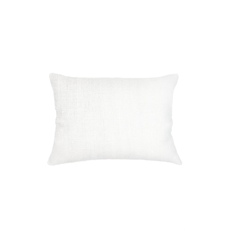 So Soft Linen Linen Throw Pillow, White , Pillow Cover Only - No Insert, 14"H x 20"W