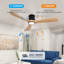 Ventilateur de plafond encastré 52 po Natural Log