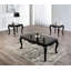 Élégante table de bout carrée traditionnelle avec pieds incurvés, conception sculptée et structure en bois massif au fini champagne