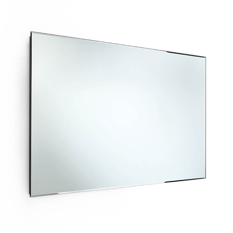 Speci Metal Flat Wall Mirror, 23.6" H x 39.4" W x 1.6" D