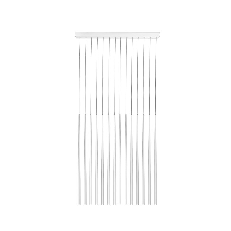 Louise 14 - Light LED Kitchen Island Pendant, White